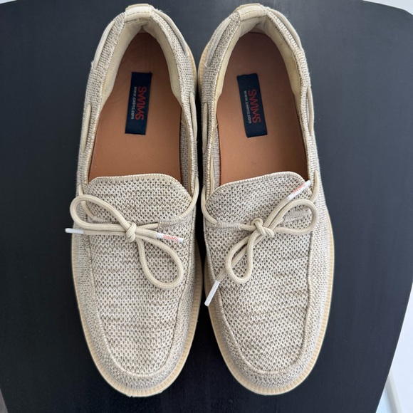 Swims Men's Beige Loafers - Picture 2 of 6
